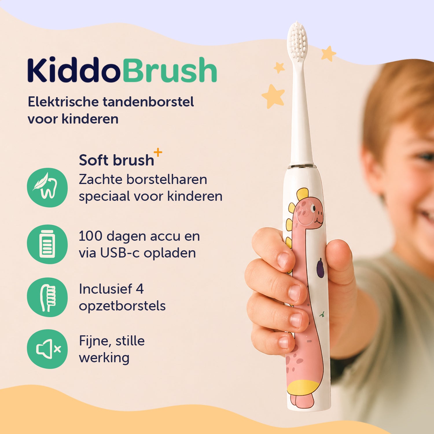 Kiddo Brush – Dino🦕